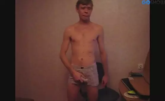 Erectionfilled Slender Slim Gay Torso Handjob Cumshots