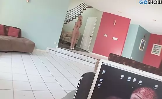 POV She Took His Cock Deeply Down Her Throat