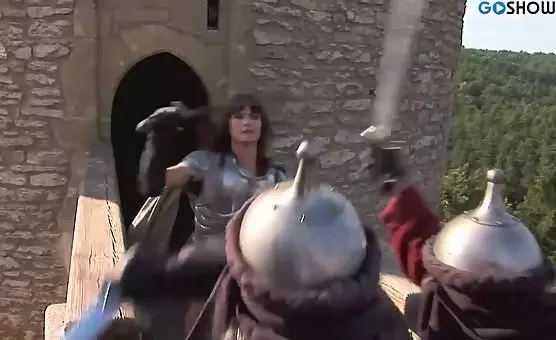 Castle Courtyard Orgy